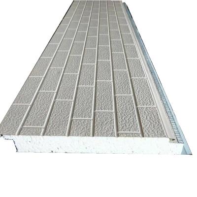 China Modern Prefab House Fire Rated Roof Wall 50mm Interior Exterior Fireproof Polyurethane PU Sandwich Panel for sale