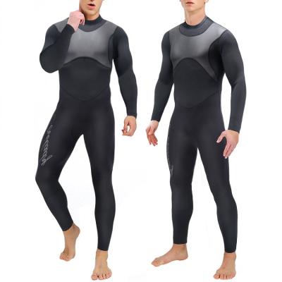 China Factory Neoprene Surf Wetsuit Antibacterial Anti-Bacterial Knee Keep Warm Water Sports Freediving Full Wetsuit for sale