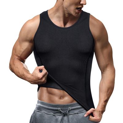 China Wholesale QUICK DRY Compression Slimming Shirt Belly Waist Vest Mens Shapewear Body Shaper For Men for sale