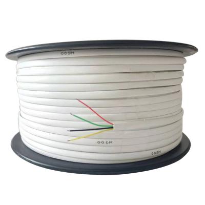 China For Chinese Hot Sale Cheaper 4 Core Telephone Cable White Flat Wire Telephone For Indoor Use for sale