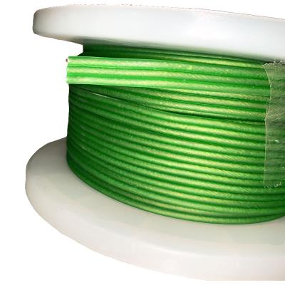 China Flexible Green Audio System 3 Core 4mm PVC Jacket Speaker Cable With CCA Material 3 Core Electrical Cable for sale