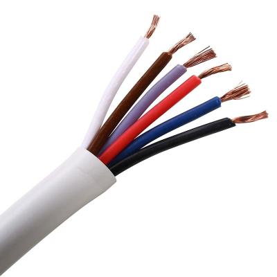 China Chinese Telecom Product 6 Core Tinned Copper 7x0.20mm2 24AWG Alarm PVC Cable for sale