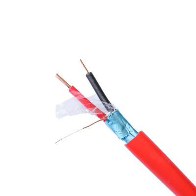 China Roll 2 Core Wire Fire Alarm Cable Heat Resistant Fire Alarm Electrical Cable 100m for sale