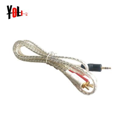 China Multimedia Fashion 1RCA 2 To RCA Audio Video Cable RCA AV RCA Cable for sale