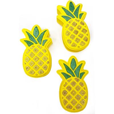 China Home New Arrivals Pineapple Ingredients Bath Bomb Diffuser Natural Pure Oil Colorful Bubble Shower Steamer Spa Hotel Spa for sale