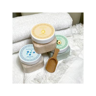 China Modern Practical Custom Brand Exfoliator Whitening Moisturizing Face Body Scrub Set for sale