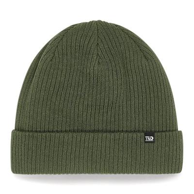 China COMMON Cheap Winter Knit Hats Fisherman Eco Recycled 100 Merino Wool Wholesale Custom Ribbed Beanie for sale