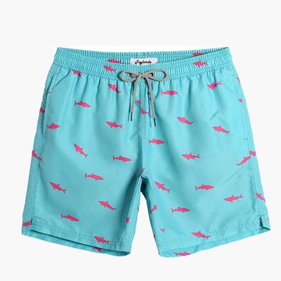 China Swim Trunks Anti-wrinkle Mesh Lining Custom Sublimation Swimming Quick Dry Shorts Mens Polyester Beach Shorts for sale