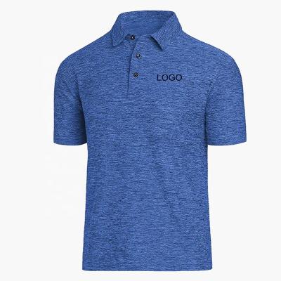 China Anti-Wrinkle Golf Casual Regular Fit Sports Men's Polo Shirt Polyester Spandex Custom Quick Dry High Performance Polo Shirt For Men for sale