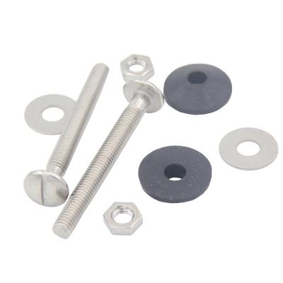 China Modern SS304 Stainless Steel Toilet Cistern Bolts Screws Toilet Cistern Tank Mounting Fixing Bolts Screws for sale