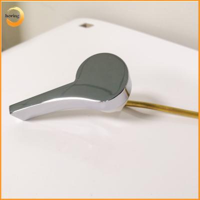 China Flush Toilet Front Fix Flush Plastic Handle Modern Toilet Cistern Lever Side Mount Toilet Handle for sale