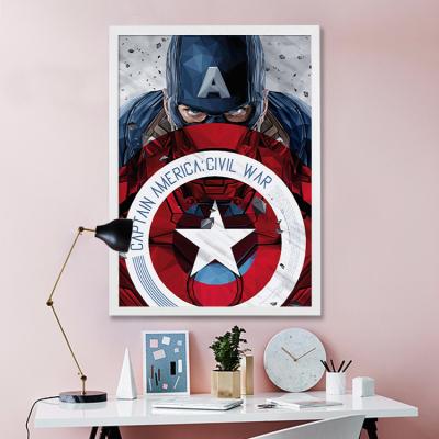 China Newest Style Modern Captain America Diamond Diy Diamond Painting Cross Stitch Printing Full Drill Picture for sale