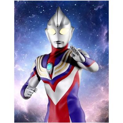 China 5D Drill DIY Ultraman Tiga Diamond Painting Kits Full Japan Style Art For Adults Gift Wall Home Decor for sale