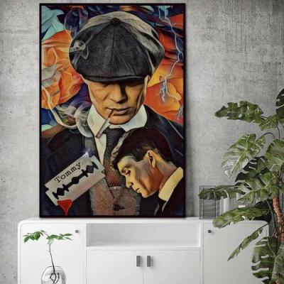 China New Classic/Postmodern DIY Painting By Numbers Movie Canvas Hand Painted Acrylic Wall Art Home Decor for sale