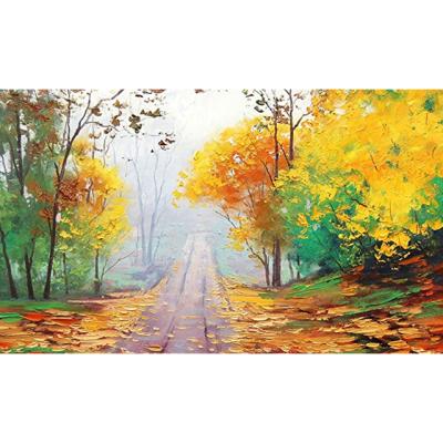 China New classic / postmodern DIY painting by numbers landscape tree for adults and children, ave many masters started from this kind of painting for sale