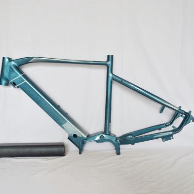 China Aluminum alloy 27.5 29 inch aluminum alloy 6061 bafang mid drive motor mountain bike e-bike frame for sale