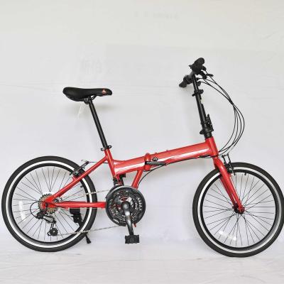 China Wholesale steel bicycle 20 inch folding bike 20 inch folding bike 21 speend adult bicycle for sale