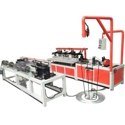 China Building Material Shops Fully Automatic Single Wire Chain Link Fence Machine for sale