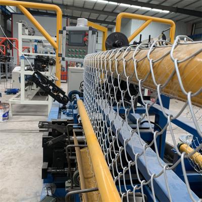 China Building Material Shops GST Double Wire Chain Link Fence Mesh Making Machine With Factory Price for sale