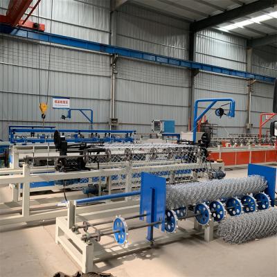 China Building Material Shops GST Single Wire Chain Link Fence Making Machine Equipment Fence Machine Price for sale