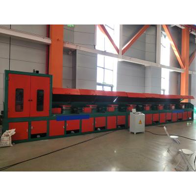 China Full Automatic Hot Sale 9 Process GST Wire Drawing Block Straight Line Cold Wire Drawing Machine for sale