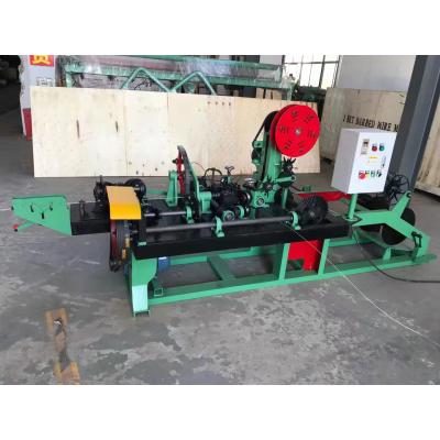 China Building Material Shops Hot Sale Traditional Full Automatic Single Positive And Negative Twisted Barbed Wire Making Machine For Sale for sale