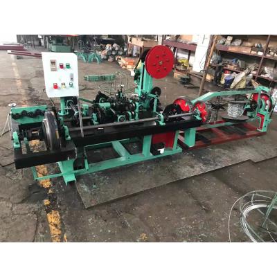 China Building Material Stores Single Twisted Iron Barbed Wire Making Machine for sale