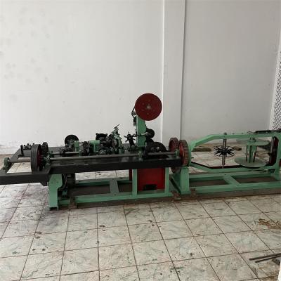 China Building Material Stores GST High Speed ​​Galvanized Best PVC Coated Barbed Wire Making Machine for sale