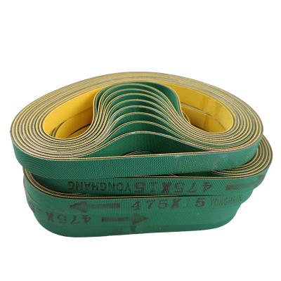 China Yellow And Green N95 Mask Machine Transmission Belt PU OR PVC Nylon Conveyor Belt For N95 Mask Machine for sale