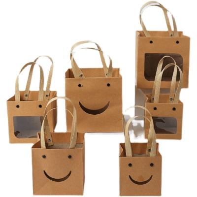 China Factory Direct Supply Recyclable Paper Bags Black Kraft Paper Gift Bag for sale