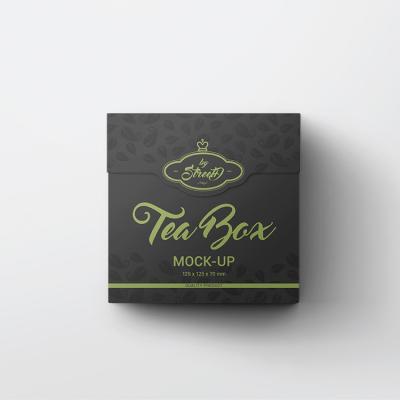 China Recycled Materials Logo Eco Friendly Tea Bags Custom Paper Packaging Box for sale