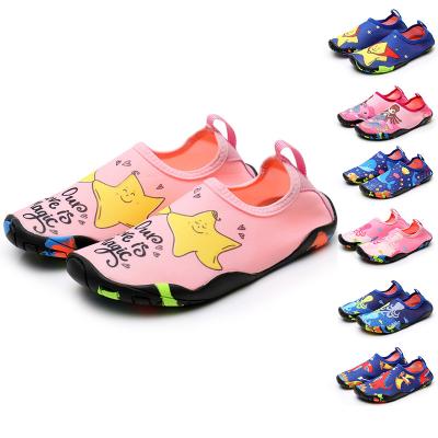 China Aqua Yoga Socks Boys Girls Outdoor Barefoot Water Shoes Beach Yoga Kids Quick Dry Animal Soft Diving Swimming Shoes for sale