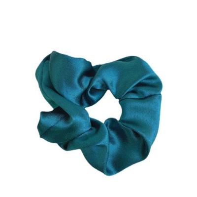 China Fashion Trendy Satin Hair Scrunchies Hair Ties Silk Ponytail Holder for sale