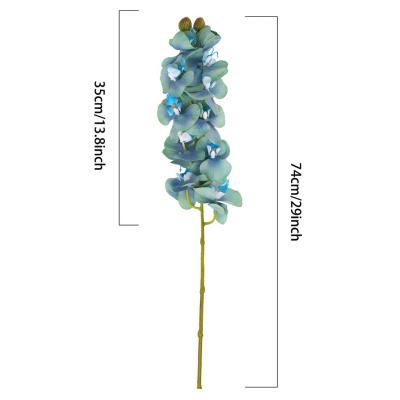 China Cheap Artificial Flower Home Party Decoration Plastic Flower Eternal Butterfly Orchid for sale