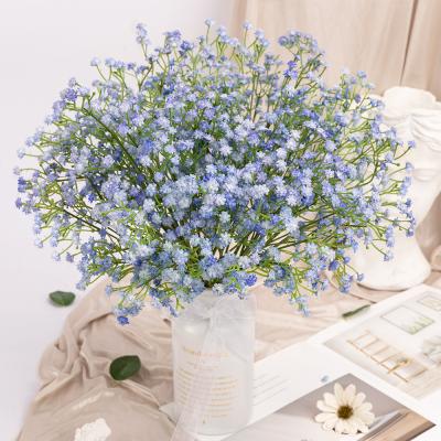 China 10pcs Amazon Hotsale Gypsophila Artificial Flowers Plastic Gypsophila With Box For Wedding Home Decoration Decors Girlfriend Gift for sale