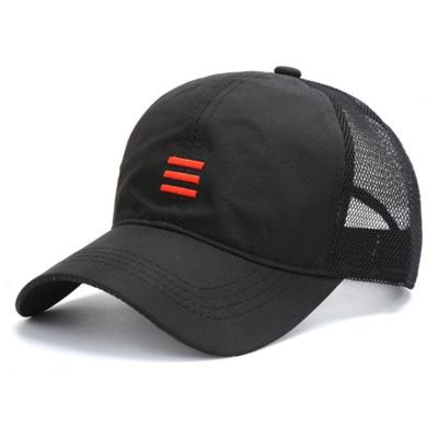 China breathable & Wholesale Custom Embroidered Waterproof 6 Panel Mesh Trucker Hat for sale