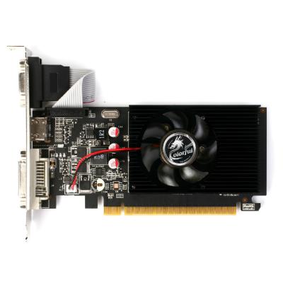 China Colorful GeForce GT710 Gold Edition II-2GD3 Desktop Design PC Computer Desktop Graphics Card Support GT 710 Fan 2gb VGA Card for sale