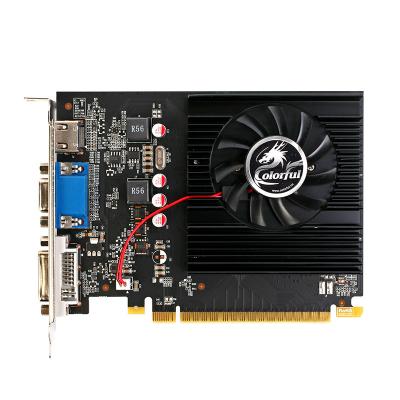 China GeForce GT710 Gold Edition -1GD3 V2 Desktop PC Gaming Graphics Card Support GT 710 GPU VGA Desktop Colorful Card for sale