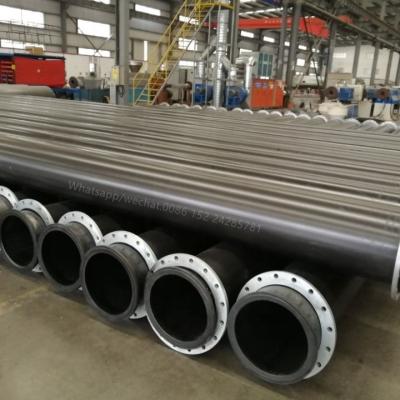 China 24Inch Sand / Mud Mine Dredging Tailings Discharging HDPE / UHMWPE Pipe for sale