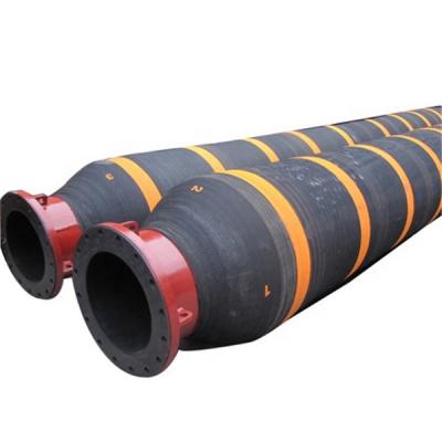 China Dredging / Mud Dredging Oil / Oil Sand High Flexibility Delivering Self Floating Rubber Hose for sale