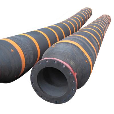 China Rubber Self Floating Dredging Mud Discharging Rubber Hose For Mud Hose for sale