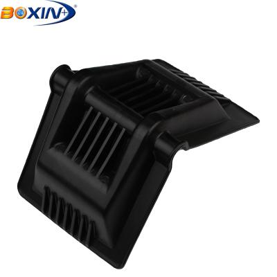 China Suitable for 50mm black heavy duty plastic edge corner protectors for tie down straps for sale