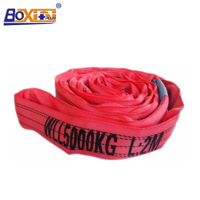 China Polyester webbing sling round for sale