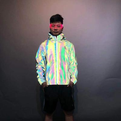 China High Quality High Visibility/Fashion The Nightclub Colorful Reflective Bar Lead Armor Luminous Apparel Clothing for sale