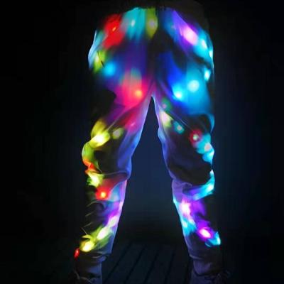 China Glowing LUMINOUS LED Cosplay Costume Couples Electronic Music Lead Armor Costume Christmas Festival Halloween Luminous Luminous Unisex Party for sale