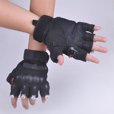 China ABS Plastic Hot Sales Party Supplies Led Gloves , High Quality Green Red Blue Light Laser Gloves With 4pcs Laser Heads Led Gloves for sale