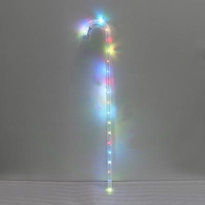 China Prop Performance Props Stage Belly Dancing Cane LED Light Up Jazz Cane Lighting Walking Stick With Colorful Luminescent Lithium Battery for sale