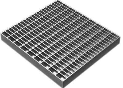 China Floor Mild Steel Catwalk Grating Thick Large Mesh Grated Steel Platform for sale