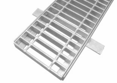 China Hot Dip Galvanized Steel Grid Mesh Floor Serrated Bar Grating With Frame for sale