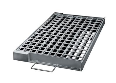 China Press Locked Steel Driveway Grates Grating European Standard 25mm X 3mm for sale